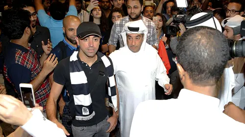 Xavi a fost prezentat oficial la Al Sadd: „Știu că mulți jucători valoroși au evoluat în Qatar, printre care și prietenul meu Raul”