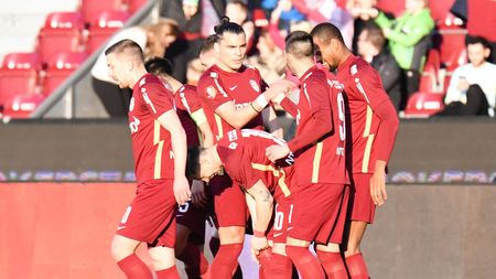 Jucătorii campioanei României, fericiți după victoria chinuită cu UTA. „Am avut spirit de echipă!” Cum i-a pregătit Dan Petrescu înaintea duelului cu formația din Arad