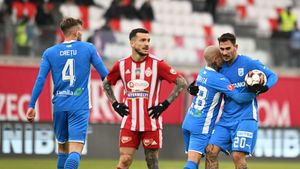 Sepsi - Universitatea Craiova 1-3, în etapa 24 din Superliga. Oltenii întorc rezultatul, covăsnenii tremură pentru play-off!