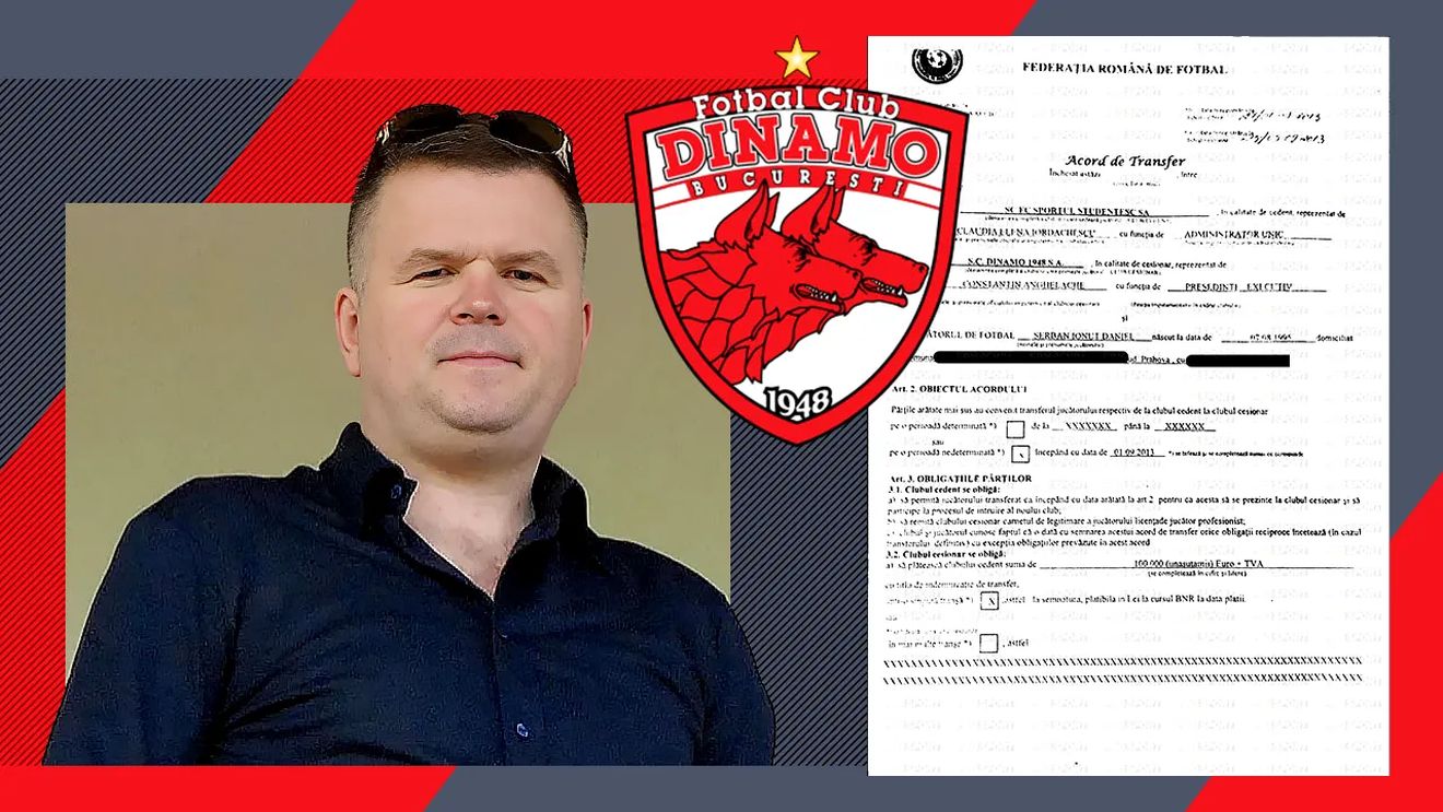 Dezvăluiri despre clauza de un milion de euro care o bântuie pe Dinamo și-i blochează ieșirea din insolvență. Incredibil, conducerea „câinilor” a făcut contractul. El este milionarul vinovat: „Nu semna Anghelache dacă nu-i spunea să o facă. Puteau să scape de o sută de ori”. VIDEO EXCLUSIV