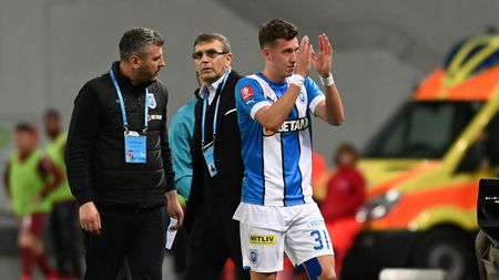 Alertă la Universitatea Craiova! Doi jucători abia reveniți de la echipa națională s-au accidentat în meciul cu CFR Cluj, iar Eugen Neagoe a fost nevoit să facă două schimbări în prima repriză