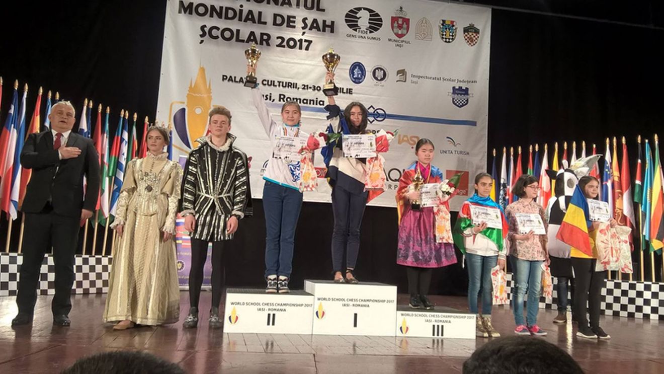 Ieșeanca Miruna Lehaci, campioană mondială școlară la șah. Competiția organizată la Iași a găzduit 600 de sportivi din 41 de țări