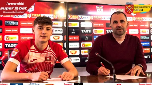 Alexandru Oroian nu a mai ajuns la CFR, ci a semnat cu FC Hermannstadt! „Bine ai venit acasă!” îi transmit sibienii!