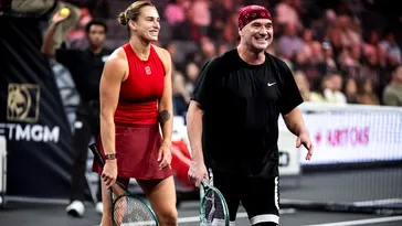 Aryna Sabalenka a fost dată pe spate de Andre Agassi: „E clar că e deștept”