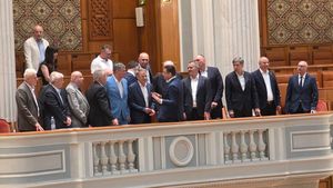 Steaua 86, la Parlament. Câștigătorii Cupei Campionilor Europeni, aplaudați de aleșii României