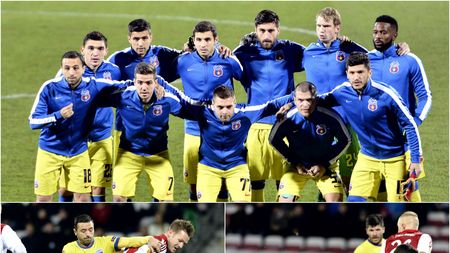 ANALIZĂ‚ | Steliștii om cu om în înfrângerea cu Aalborg. Doi dintre jucătorii lui Gâlcă nu primesc notă de trecere 