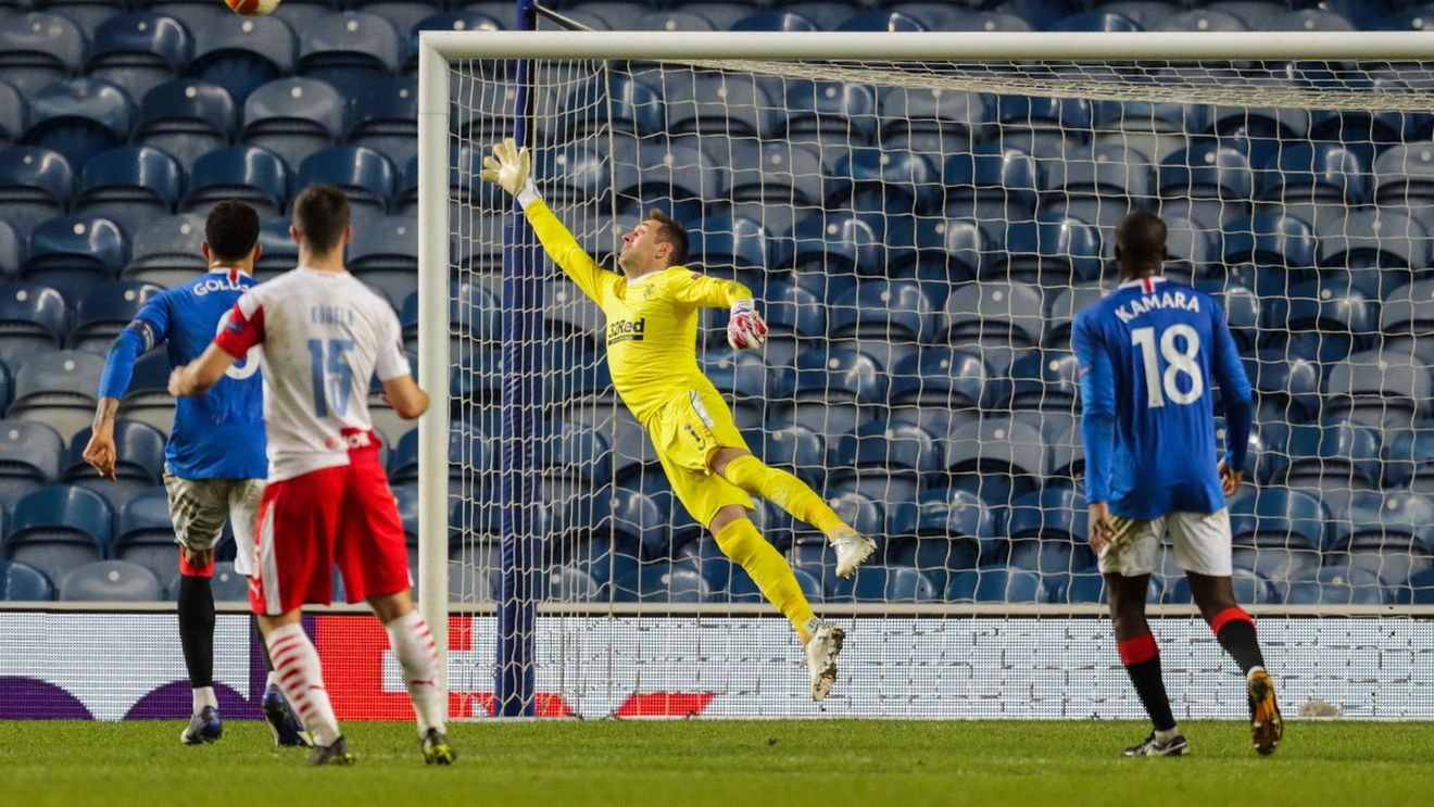 Nicolae Stanciu, gol epocal în Rangers - Slavia Praga! Reușită de senzație sub privirile lui Ianis Hagi | VIDEO