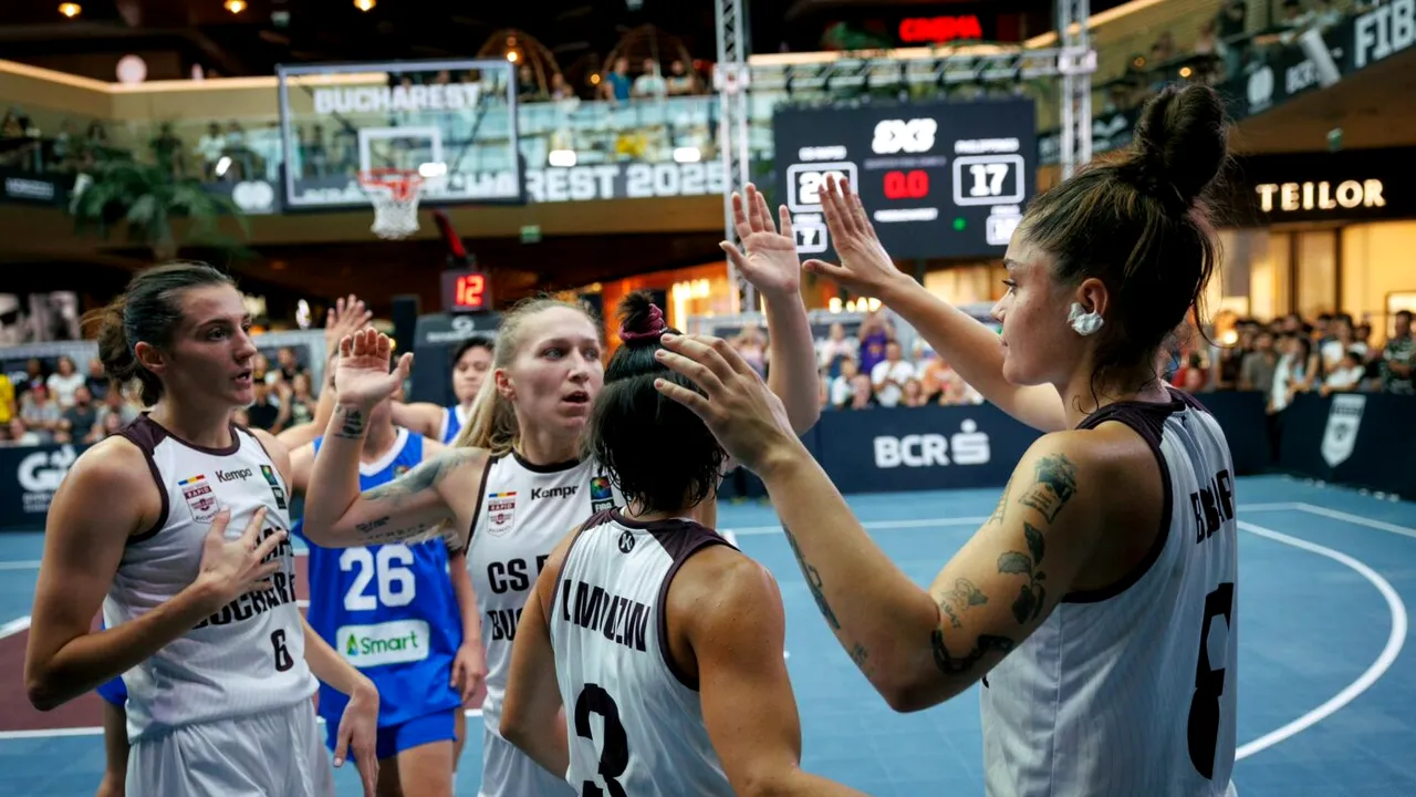 Rapid, locul 3 la FIBA 3×3 Women’s Series București! „O echipă cu suflet, cu conexiune”