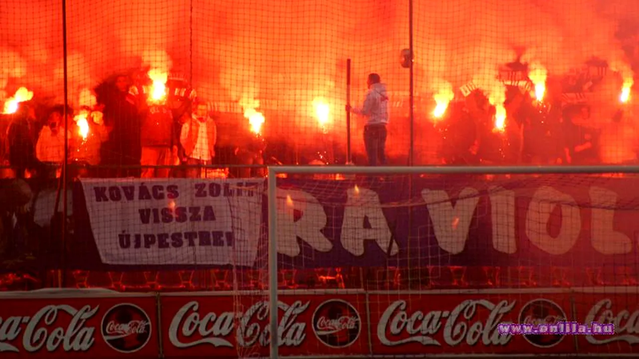 VIDEO/ Ultrașii lui Ujpest promit să invadeze Ghencea! **Vezi de ce sunt în stare fanii maghiari!