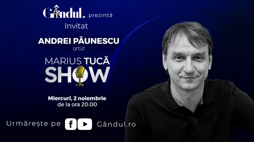Marius Tucă Show începe miercuri, 02 noiembrie, de la ora 20.00, live pe gândul.ro