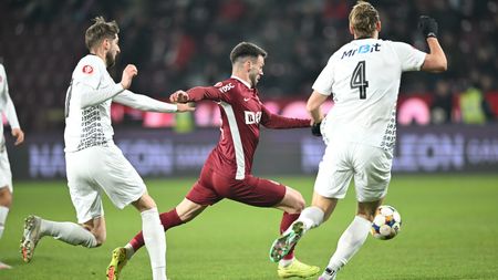 CFR Cluj - Csikszereda 3-1, în etapa 20 din Superliga. Echipa din Gruia e la 2 puncte de FCSB, după hat trick-ul lui Cordea!
