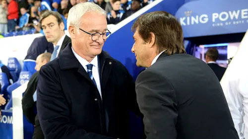 Antrenorii din Premier League fac front comun pentru Ranieri! Ce a spus Antonio Conte după demiterea care a uimit lumea fotbalului