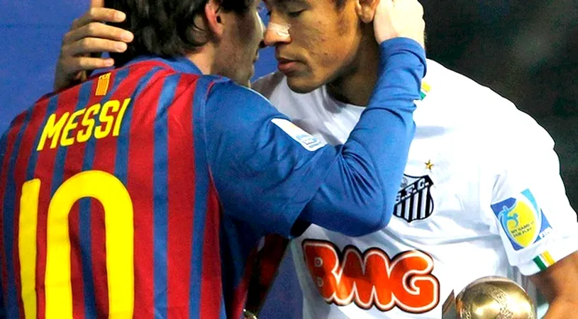 Messi, Falcao și Neymar se 