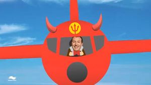 Belgia și-a prezentat tricourile pentru CM 2014 cu o animație spectaculoasă. VIDEO: Wilmots, căpitanul avionului cu coarne