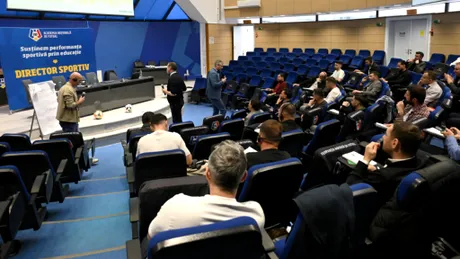 Câte șase cluburi din Liga 2 și Liga 3 au reprezentant în a treia ediția a cursului de director sportiv organizat de FRF