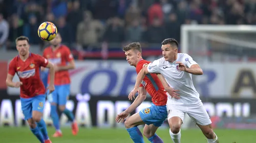 LIVE BLOG | FCSB – CFR Cluj 1-1. Vinicius a deschis scorul la capătul unui carambol în careul vicecampioanei, Budescu a egalat după o neglijență a lui Mureșan