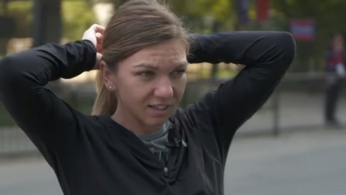 Moment fabulos! Simona Halep i-a luat tare pe bărbații care i-au ocupat terenul la ultimul antrenament: „Hai gata! Vă mai jucați mult?"