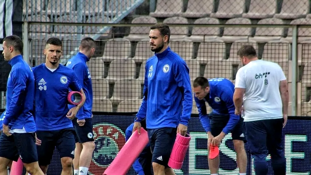 Elvir Koljic, integralist în Bosnia - Polonia 1-2. Atacantul Universității Craiovei a obținut un penalty, dar echipa sa a pierdut
