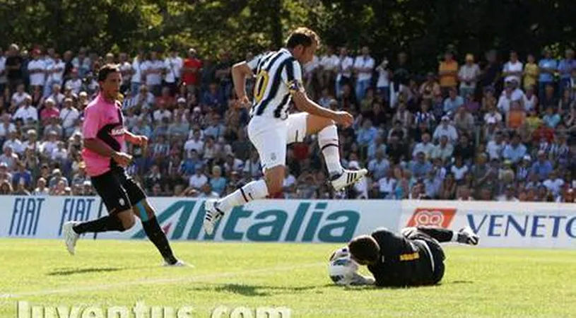 Brănescu, prestație EXCELENTĂ‚ în fața unor super jucători!** Del Piero și Vucinic nu au putut să-l învingă VIDEO