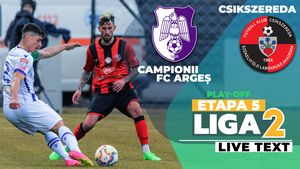 CFC Argeș execută Csikszereda, îi produce primul eșec în play-off și poate spera inclusiv la primul loc în Liga 2. Robert Moldoveanu, omul jocul de la Mioveni