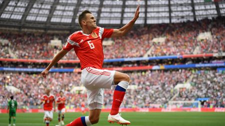 Golul turneului a fost marcat chiar în primul meci de la Campionatul Mondial! VIDEO | Execuția de pe altă planetă a lui Cherysev din timpul partidei cu Arabia Saudită