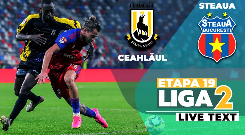 Ceahlăul și Steaua, egale sub Pietricica! Bucureștenii au înscris spectaculos, dar au avut avantaj doar patru minute
