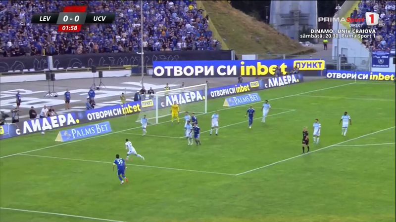 🚨 LIVE Levski Sofia – Universitatea Craiova 1-0, în turul 2 preliminar al Ligii Campionilor. Ratare incredibilă a lui Mora