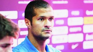 Geraldo, doar o contractură?** Fundașul Stelei s-a accidentat în partida cu Larnaca, dar poate scăpa ușor