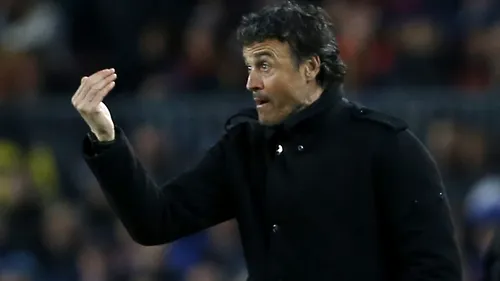 Luis Enrique se teme că poate pierde titlul în fața Realului: 