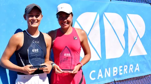 Irina Fetecău, primul trofeu din carieră în ITF Pro Tour. Jucătoarea de la CS Dinamo s-a impus la turneul de 25.000 de dolari de la Canberra, în proba de dublu