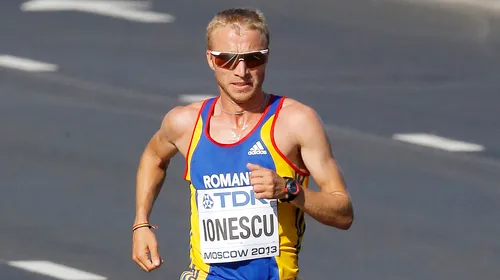 Marius Ionescu, locul 26 în proba de maraton, la CM de la Moscova