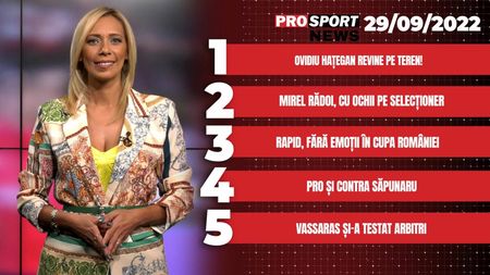 ProSport NEWS | Anunțul momentului despre Ovidiu Hațegan! Ce se întâmplă cu cariera arbitrului! Cele mai importante știri ale zilei | VIDEO