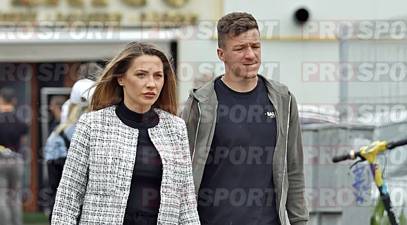 Ce frumoasă este soția fotbalistului din Superliga! Oxana atrage toate privirile pe stradă. FOTO EXCLUSIV