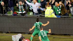 Reacție fabuloasă a lui Long, după ce a marcat golul victoriei Irlandei în fața Germaniei | VIDEO GENIAL