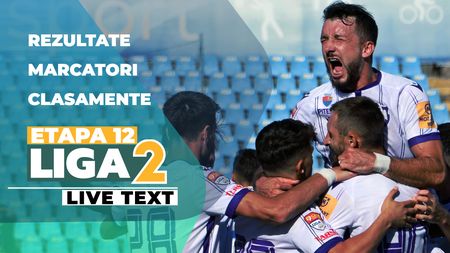Liga 2, etapa 12 | Concordia bate CFC Argeș și urcă pe loc de play-off. În primele șapte meciuri ale rundei nu a înscris nicio echipă oaspete. Sunt trei victorii cu 4-0 și una cu 5-0