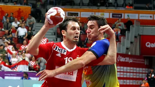 Tabloul primelor patru jocuri din optimile de finală ale Campionatului Mondial de handbal masculin