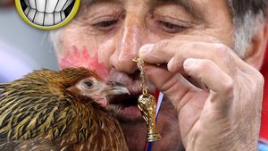 FOTO **"Cocoșul galic" se uită fără chef la CM! Vezi atmosfera din tribune la meciul Uruguay-Franța