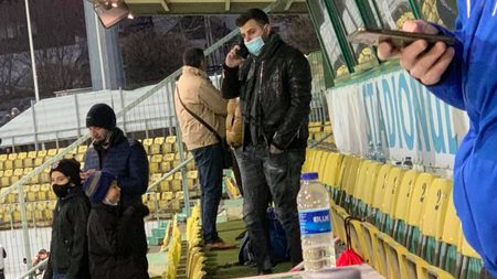 Adrian Mititelu JR. a „intrat” în jucătorii lui FC U Craiova! Ce a făcut la pauza meciului cu Concordia Chiajna | FOTO EXCLUSIV