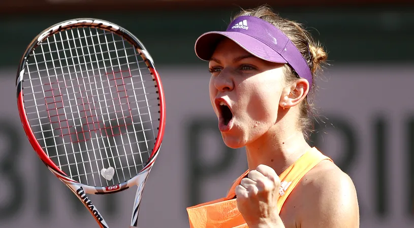 Simona zâmbește! Vizită total neașteptată pentru Halep la antrenamentul de azi. A pus imediat pozele pe net și a strâns un număr record de like-uri 