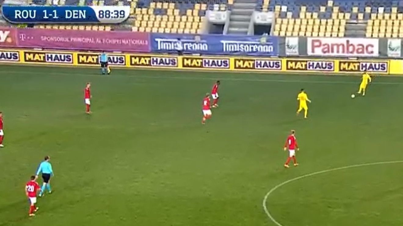 Ce au făcut cei de la PRO TV în momentul în care în meciul România U21 – Danemarca U21 fotbaliștii au dat-o la pace pe teren: „E și asta o formă de protest”