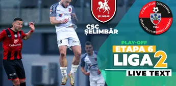 CSC Șelimbăr – FK Miercurea Ciuc se joacă ACUM, în startul returului play-off-ului Ligii 2. Spirite încinse la Șelimbăr, după un penalty acordat de arbitru
