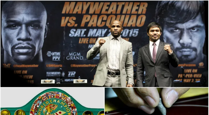 VIDEO Floyd Mayweather - Manny Pacquiao, meciul secolului și o centură pe măsură! FOTO 1 milion $ valorează 