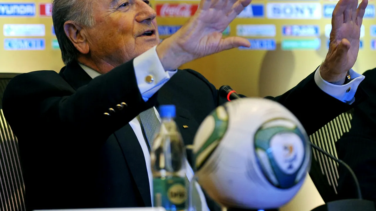 Blatter va participa la inaugurarea Complexului Sportiv al FRF de la Buftea