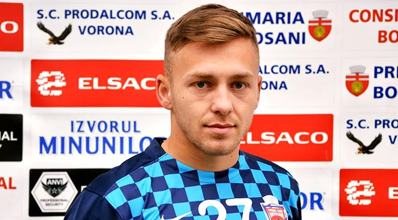 Golofca a semnat cu FC Botoșani, dar rămâne pe Areni până la vară:** 