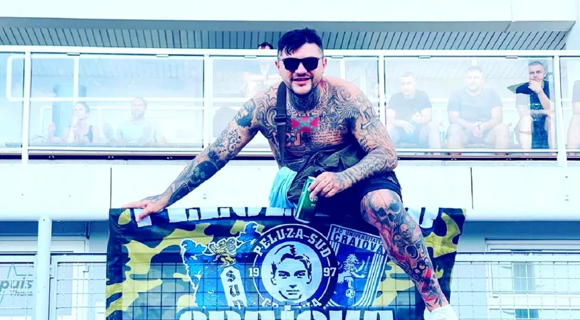 Andrei Preda, alias „Gogoașă”, condamnat la 1 an și 4 luni de închisoare. Sentința pentru ultrasul FC U Craiova, aflat în război cu Adrian Mititelu, e suspendată sub supraveghere timp de 2 ani!