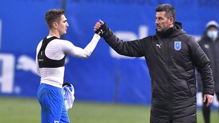 Bogdan Vătăjelu laudă stilul de joc al lui Ouzounidis: „Ne ajută să fim mai lucizi”. Care sunt plusurile Universității Craiova în fața lui CFR Cluj