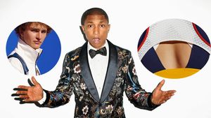 Stil "made in USA". Cântărețul care a înnebunit lumea cu single-ul "Happy" a desenat echipamentul starurilor din tenis pentru US Open. Cum vor intra pe teren Halep, Muguruza și Sascha Zverev FOTO