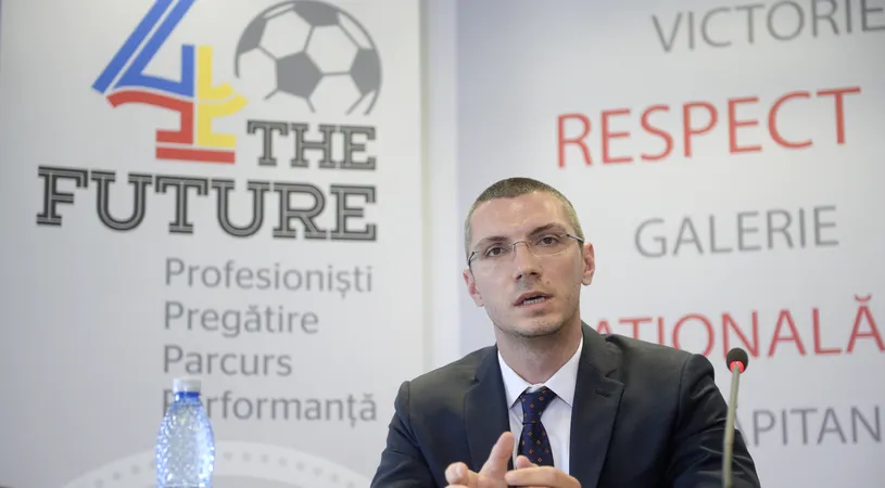 Secretarul general al FRF, Radu Vișan: 