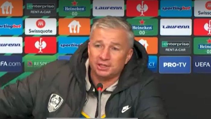 Dan Petrescu, iritat la conferința de presă de după CFR Cluj - Jablonec: „Ce am făcut, mă? Stăm până mâine? N-am auzit așa ceva în istoria fotbalului”