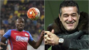 "Felicitări sincere" pentru marii rivali :). Reacția lui Becali când l-a văzut pe Tade în tricoul lui Dinamo: cât i-a oferit să plece de la FCSB
